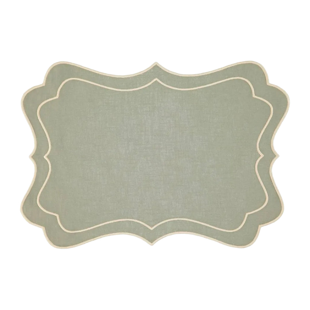 Individual Brisa, Verde com Cru