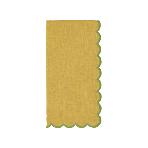 Guardanapo Aurora, Amarelo com Verde