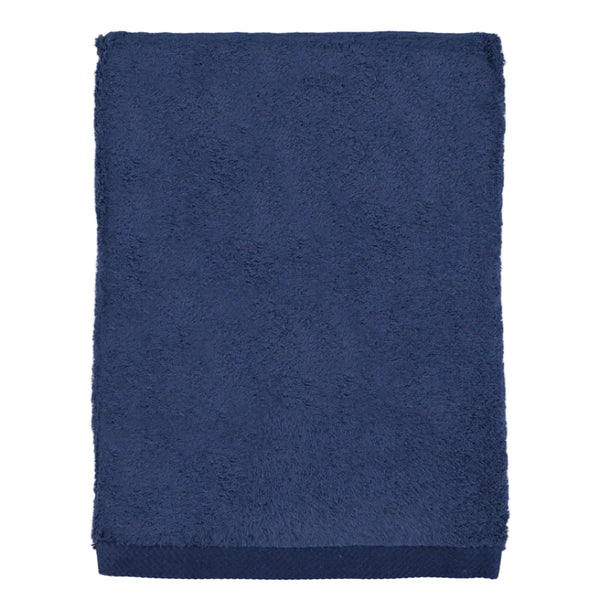 Premium Dark Blue Cotton Bath Towel