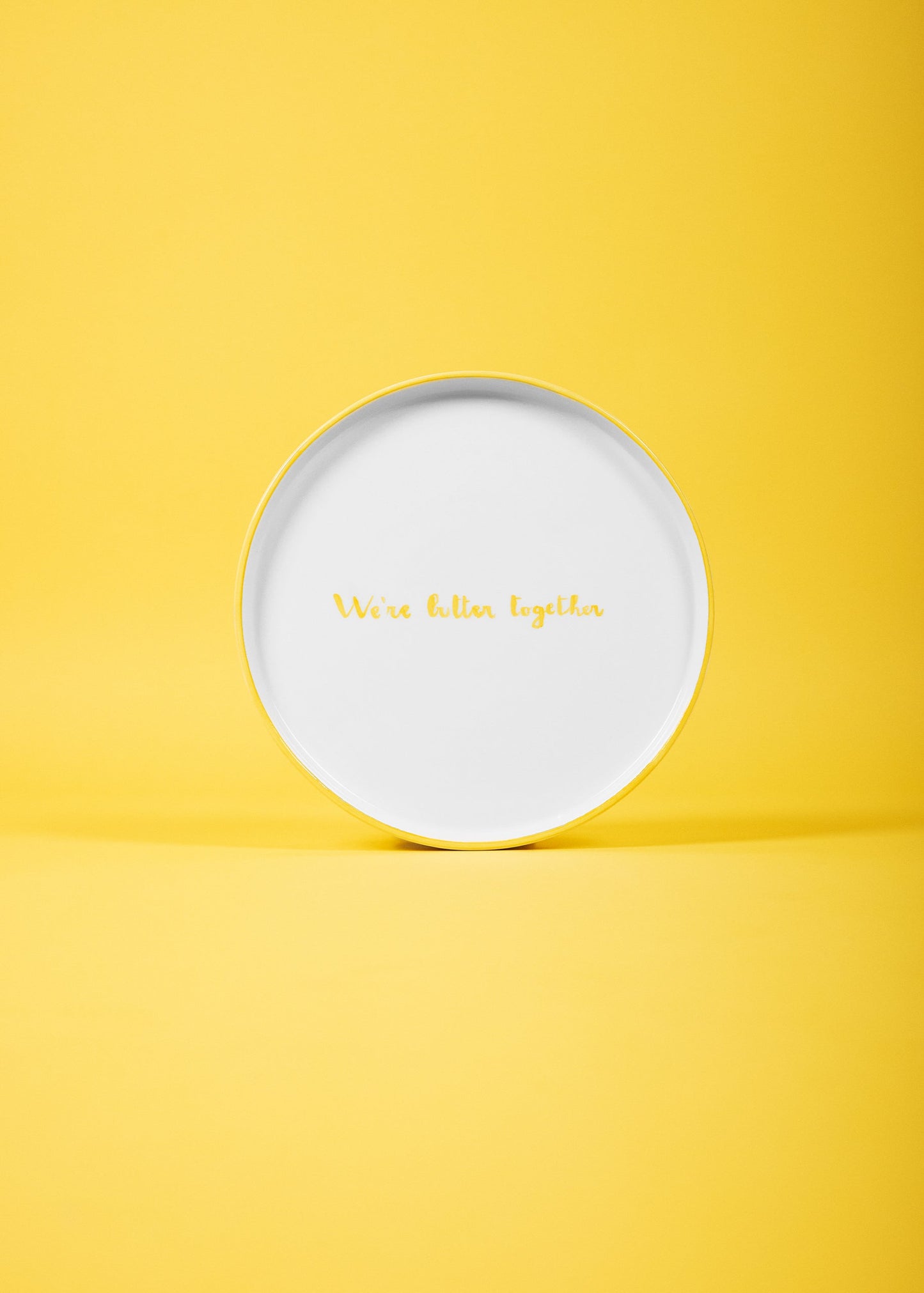 We're Butter Together Dinner Plate