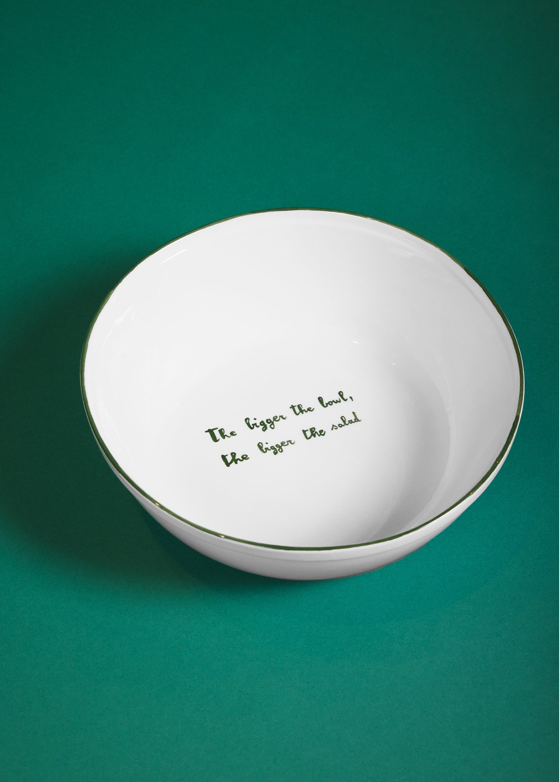 The Bigger The Bowl, The Bigger The Salad (Salad Bowl)