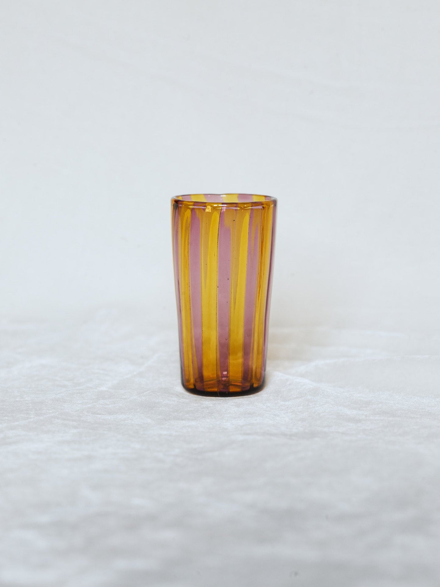 Augusta Glass Mustard Amethyst