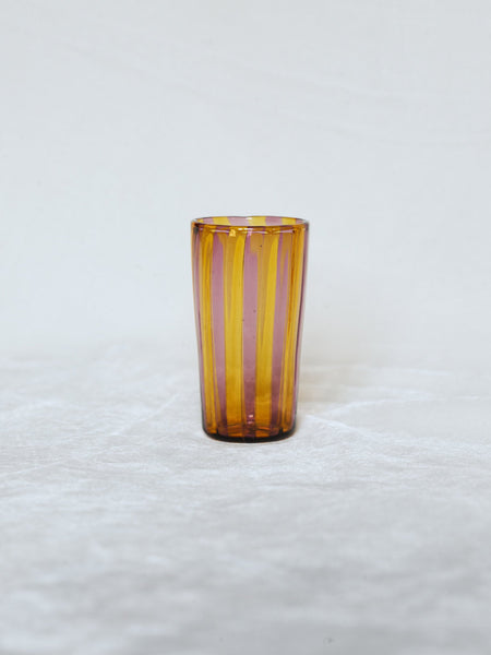Augusta Glass Mustard Amethyst