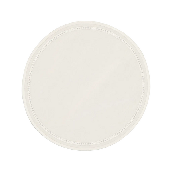 Round Embroidered Tray Cloth, Ø25 cm