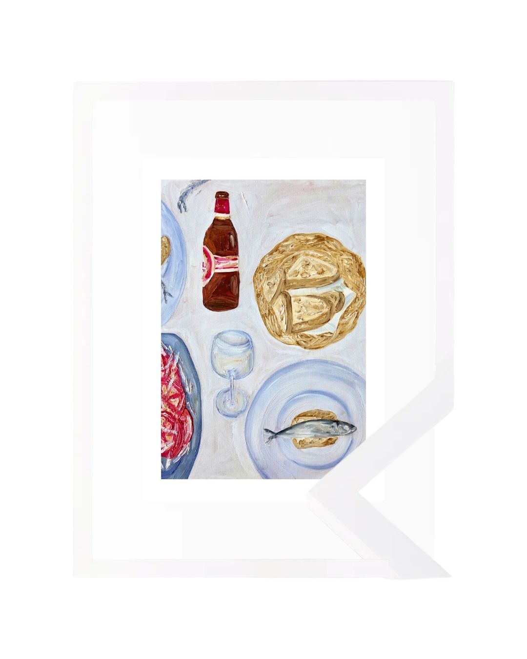 A Little Table in the Shade I Fine Art Print