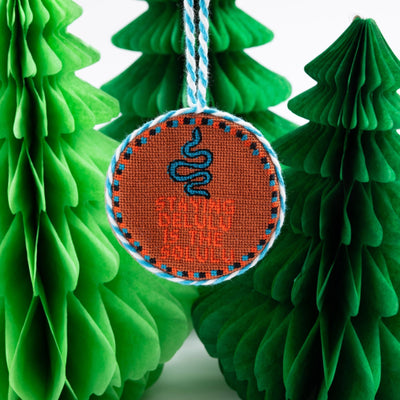 Needlepoint Ornament - Delulu - Furbish Studio