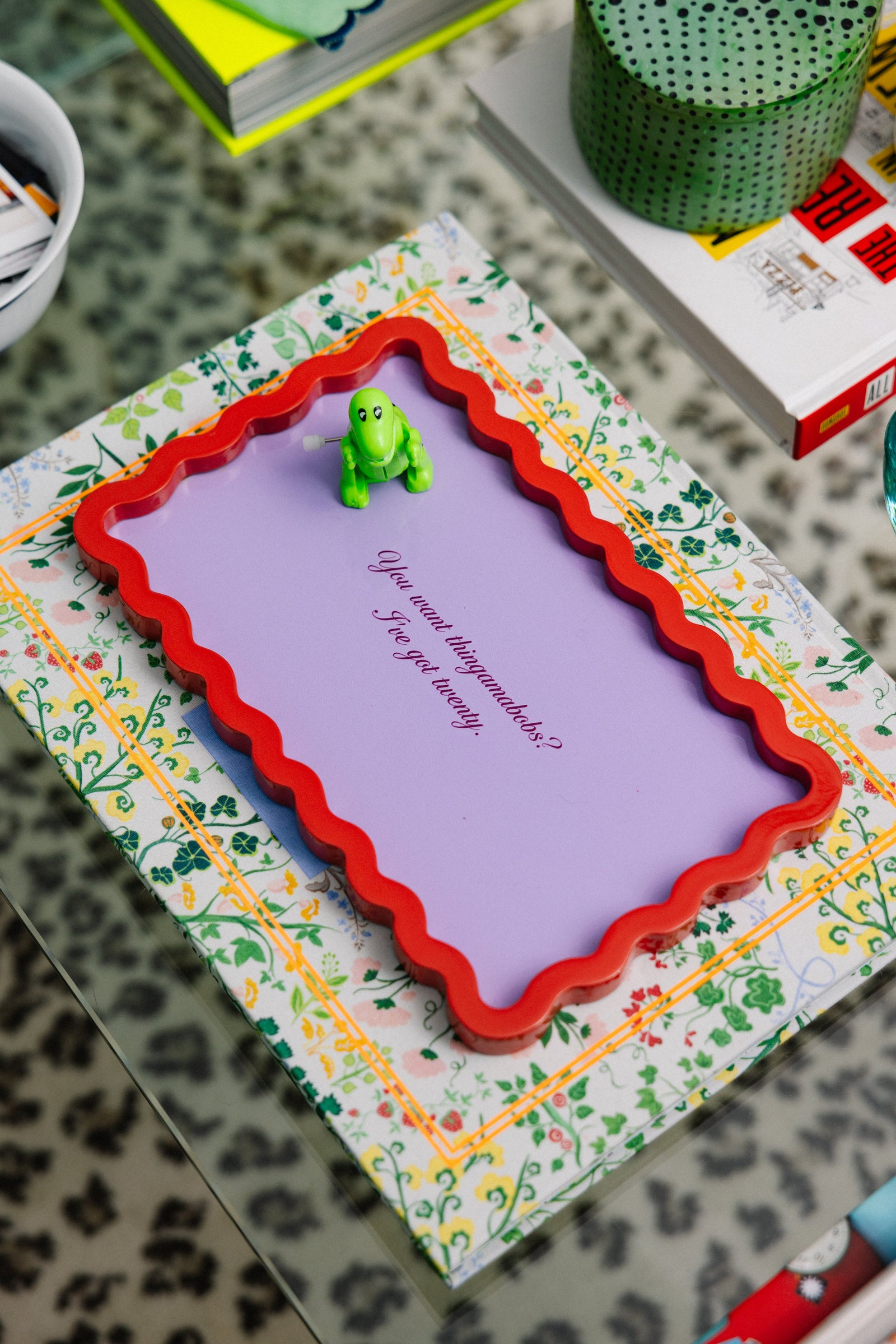 Thingamabobs Lacquer Tray - Furbish Studio
