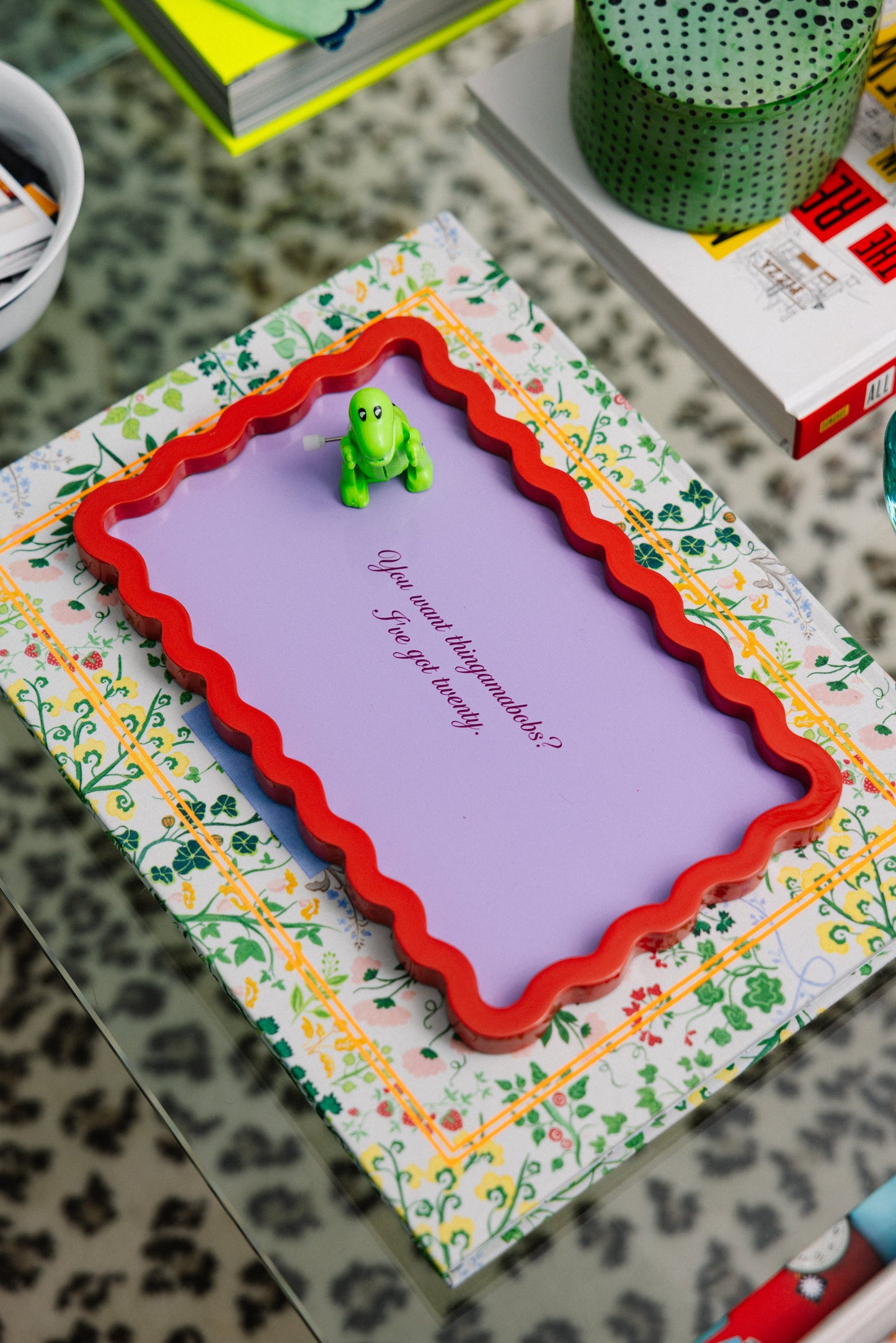 Thingamabobs Lacquer Tray - Furbish Studio