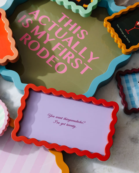 Thingamabobs Lacquer Tray - Furbish Studio