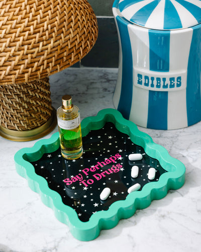 Perhaps to Drugs Lacquer Tray - Furbish Studio