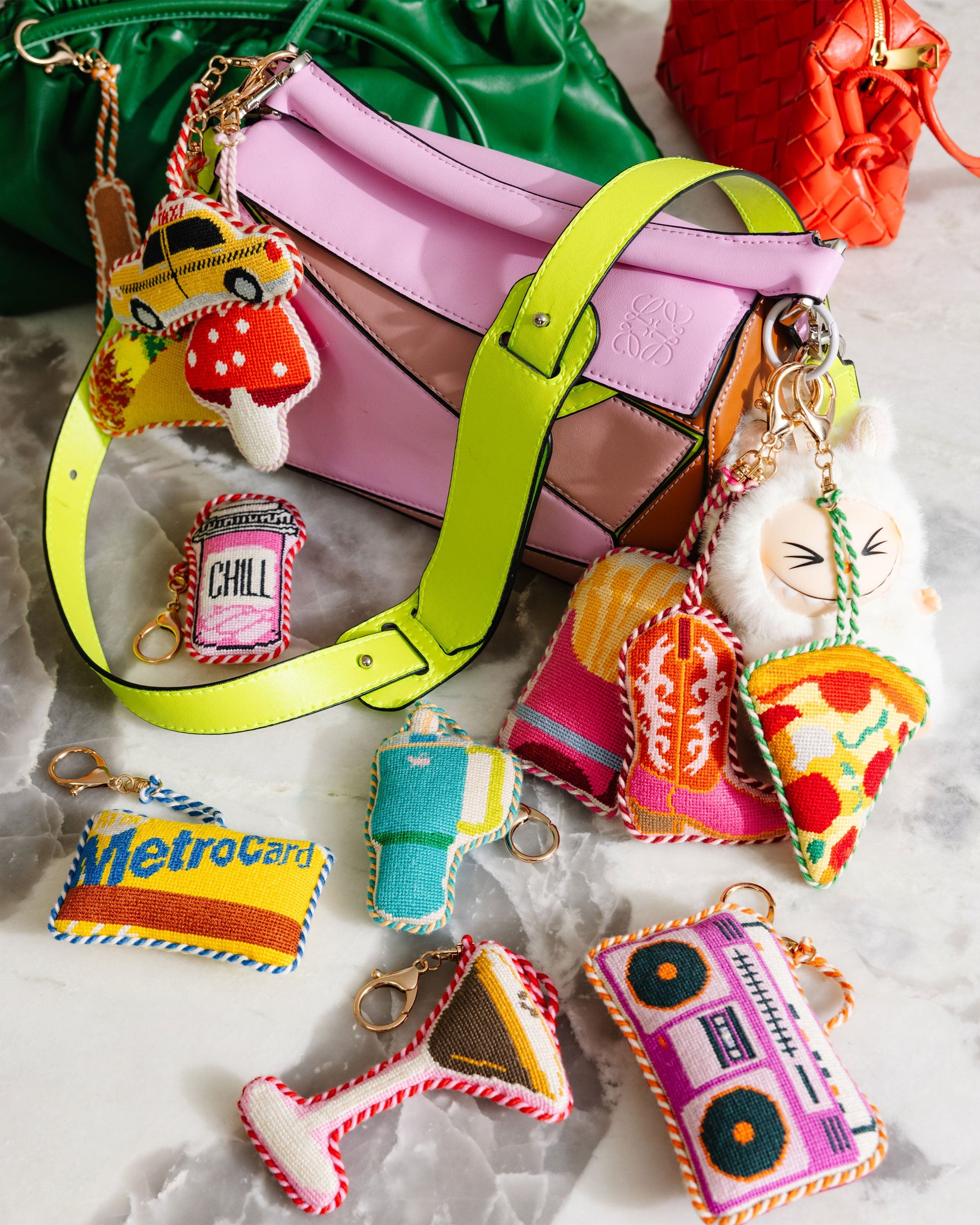 French Fries - Bag Charm - Furbish Studio