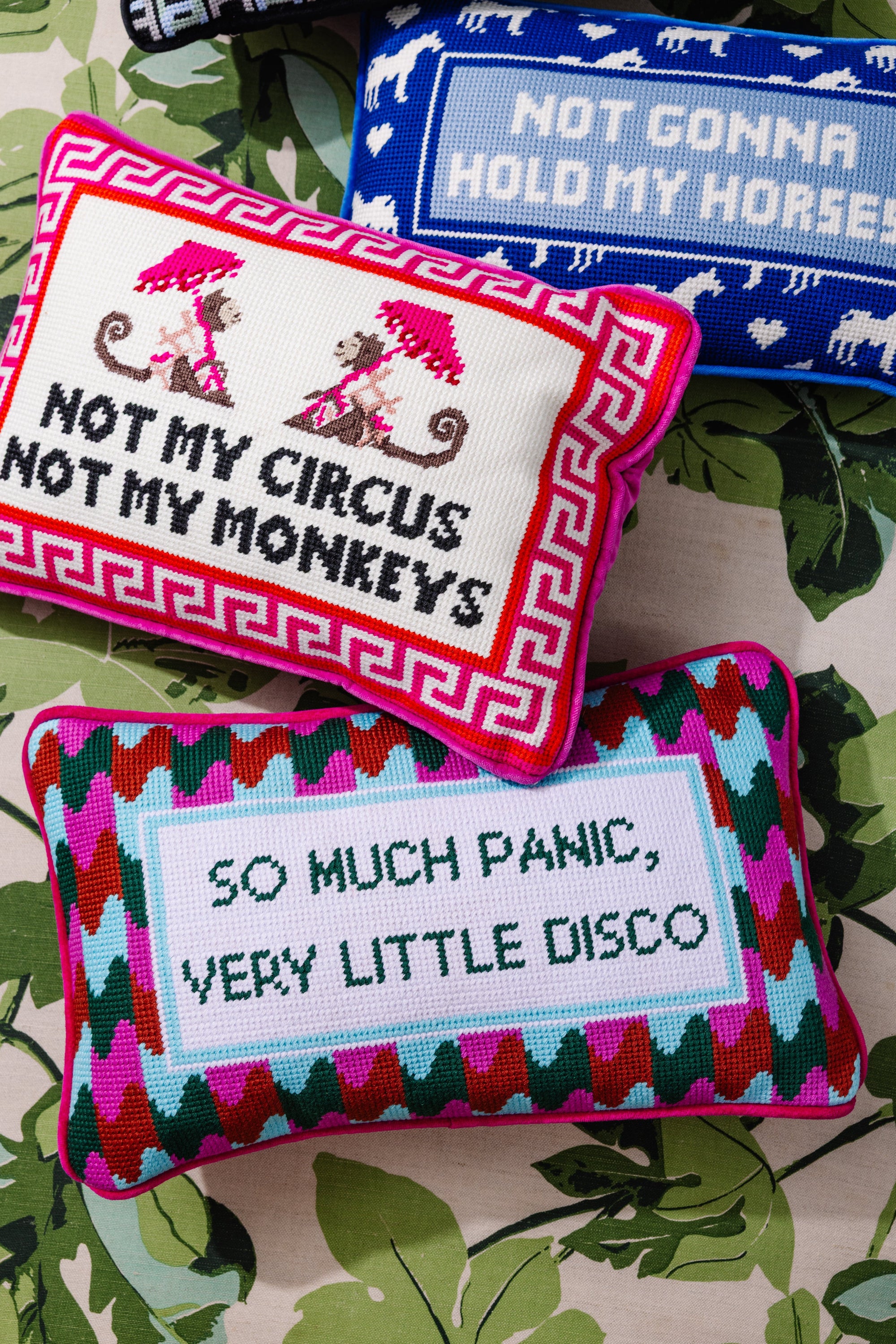 Panic at the Disco Needlepoint Pillow - Furbish Studio