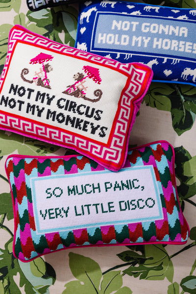 Panic at the Disco Needlepoint Pillow - Furbish Studio