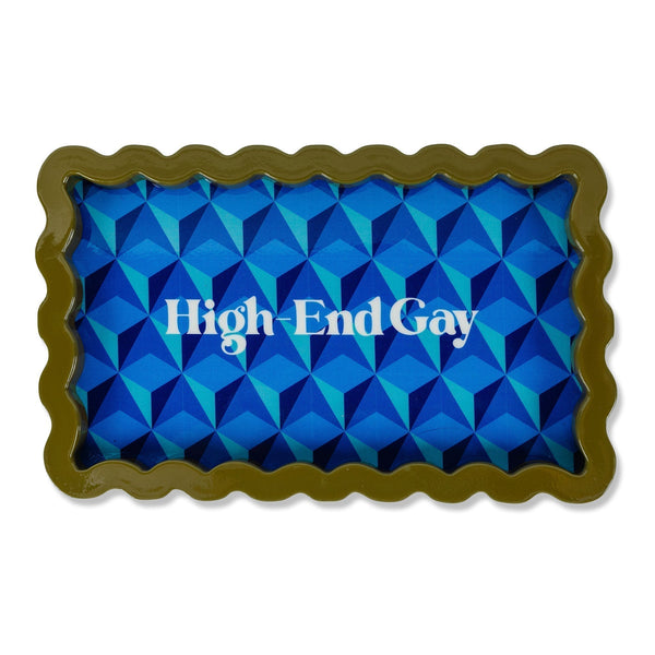 High End Gay Lacquer Tray - Furbish Studio