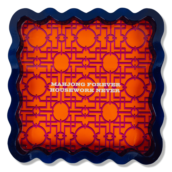Mahjong Large Lacquer Tray - Furbish Studio
