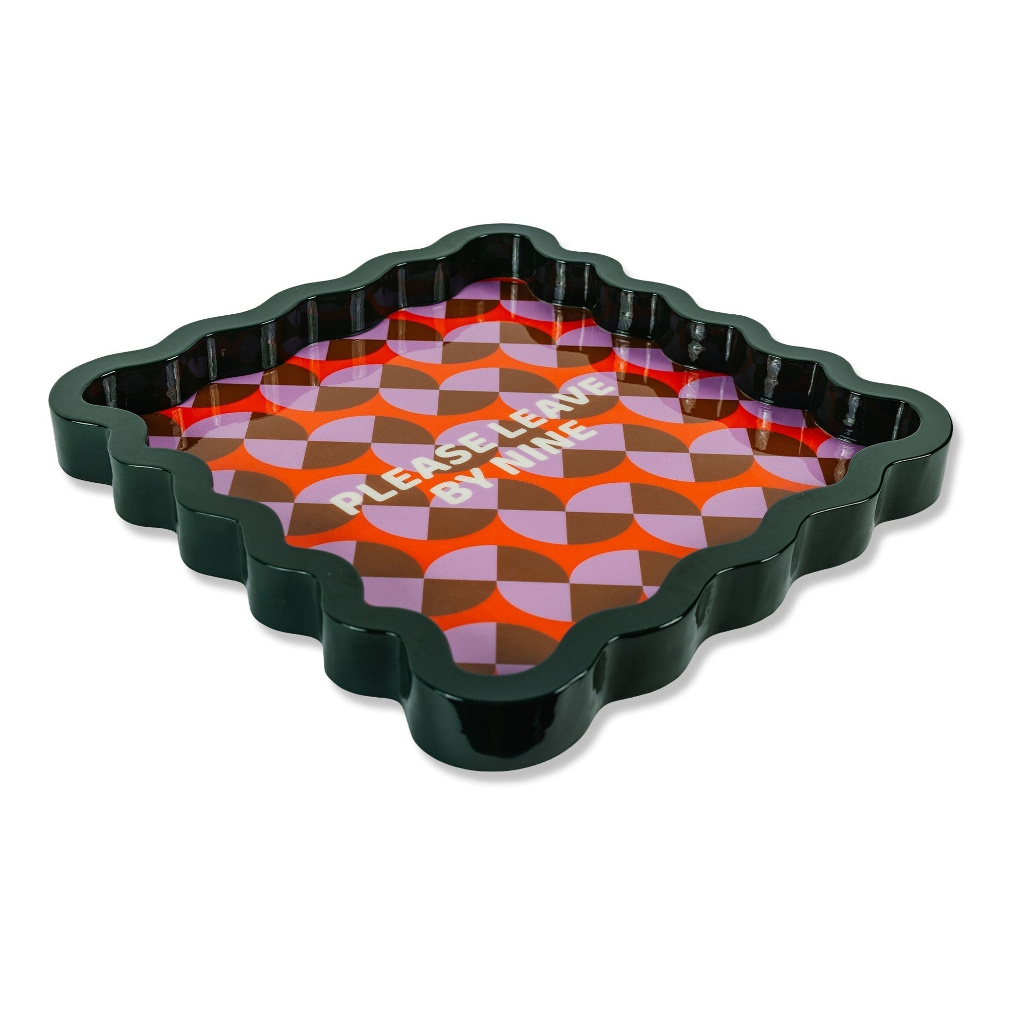 Leave by Nine Lacquer Tray - Furbish Studio