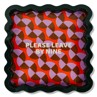 Leave by Nine Large Lacquer Tray - Furbish Studio