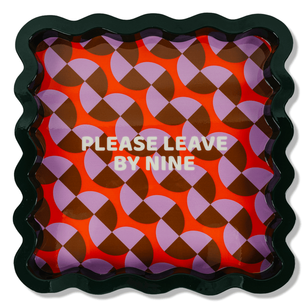 Leave by Nine Large Lacquer Tray - Furbish Studio