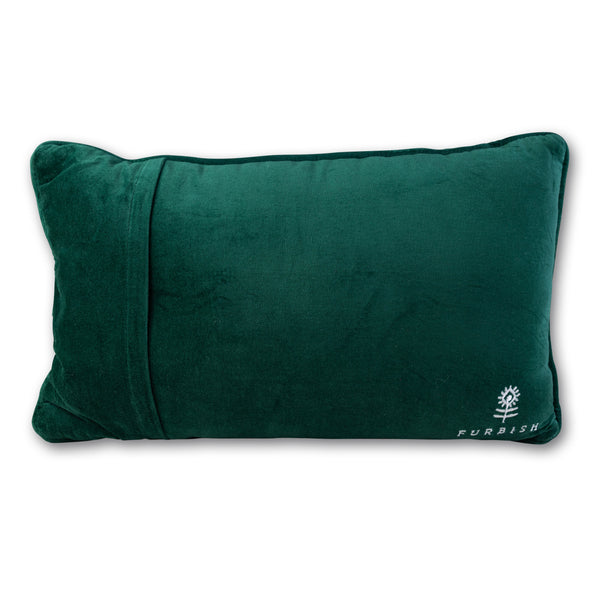 Caviar and Cash Needlepoint Pillow - Furbish Studio
