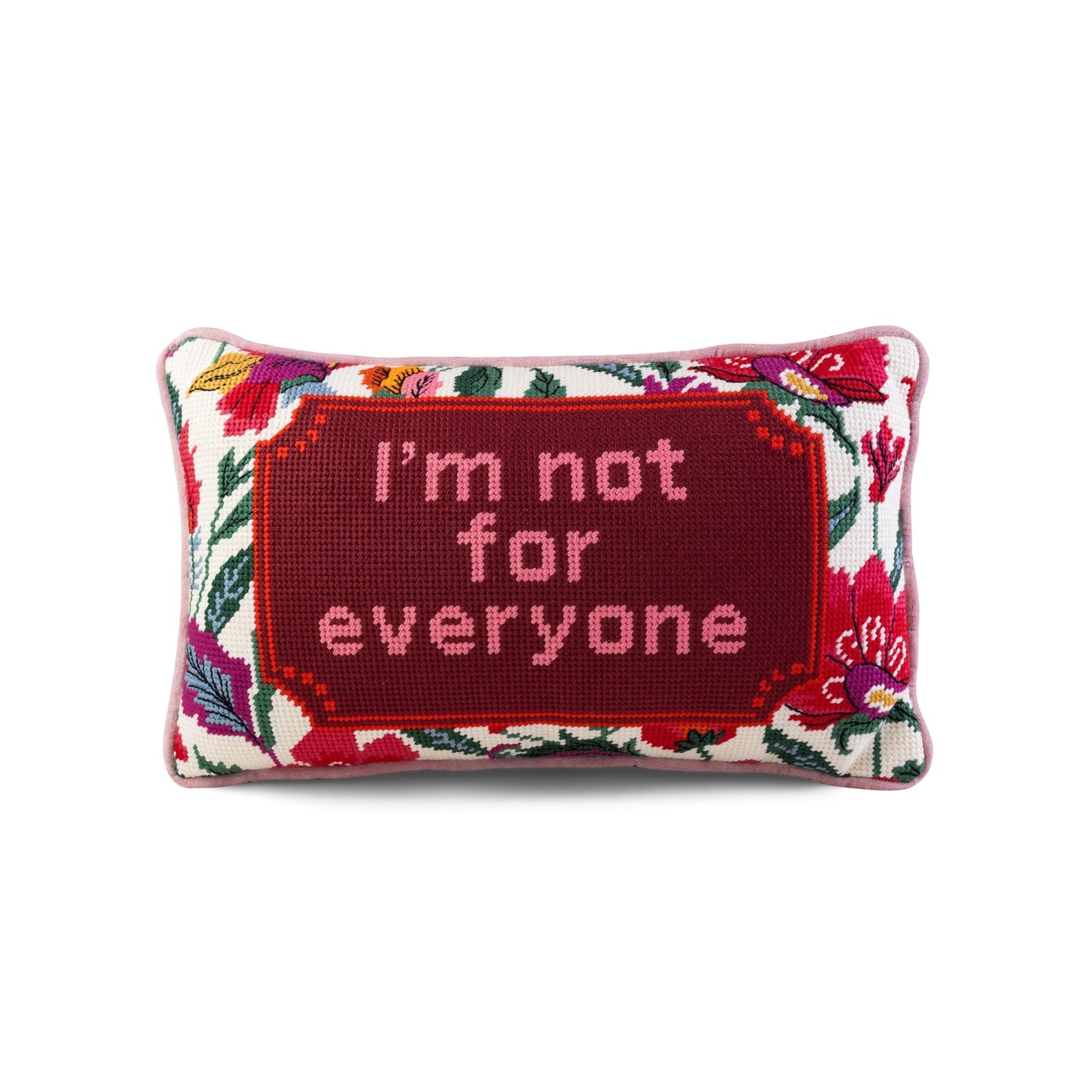 Not For Everyone Needlepoint Pillow - Furbish Studio
