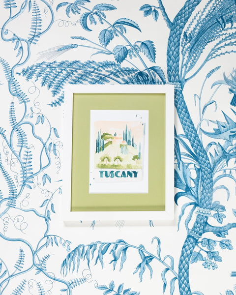 Tuscany Matchbook Art Print