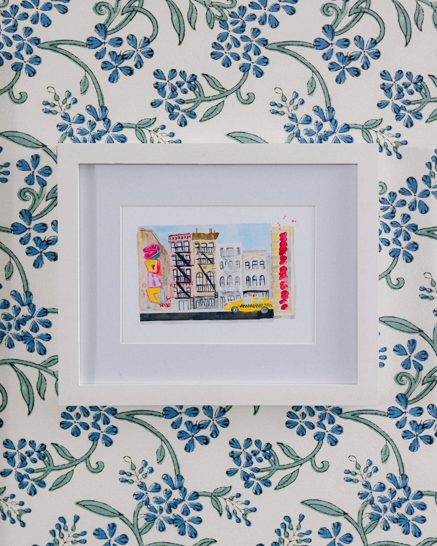 Soho Matchbook Art Print
