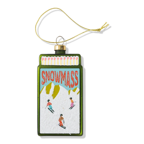 Matchbook Ornament - Snowmass - Furbish Studio