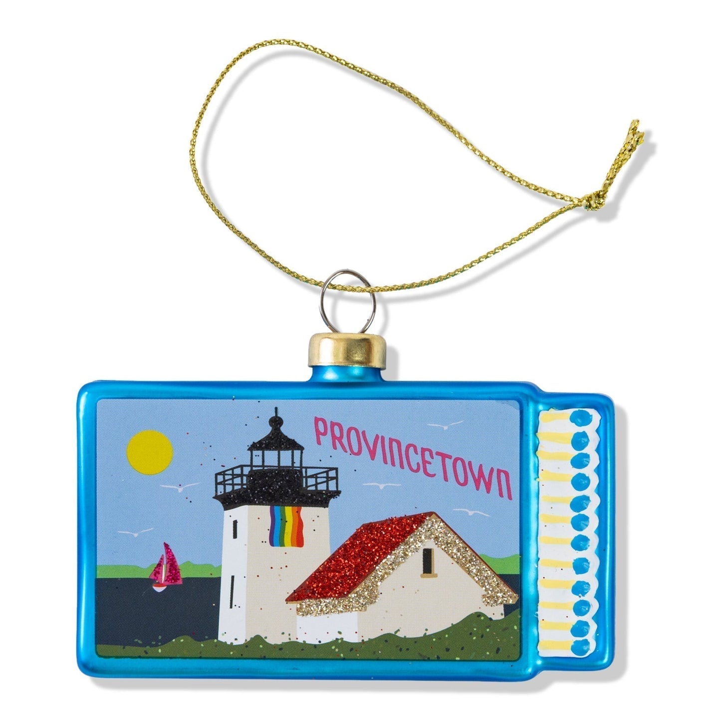 Matchbook Ornament - Provincetown - Furbish Studio