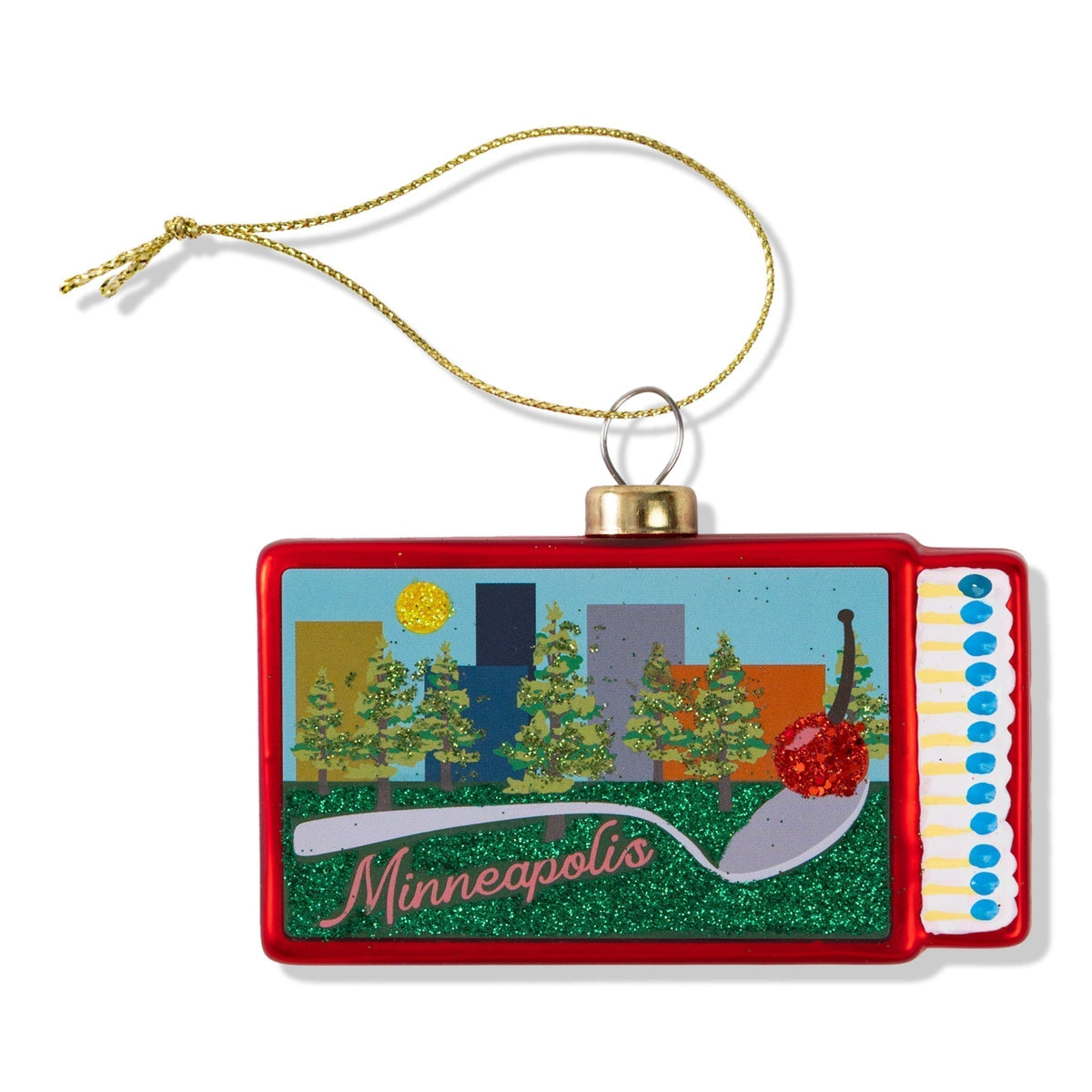 Matchbook Ornament - Minneapolis - Furbish Studio