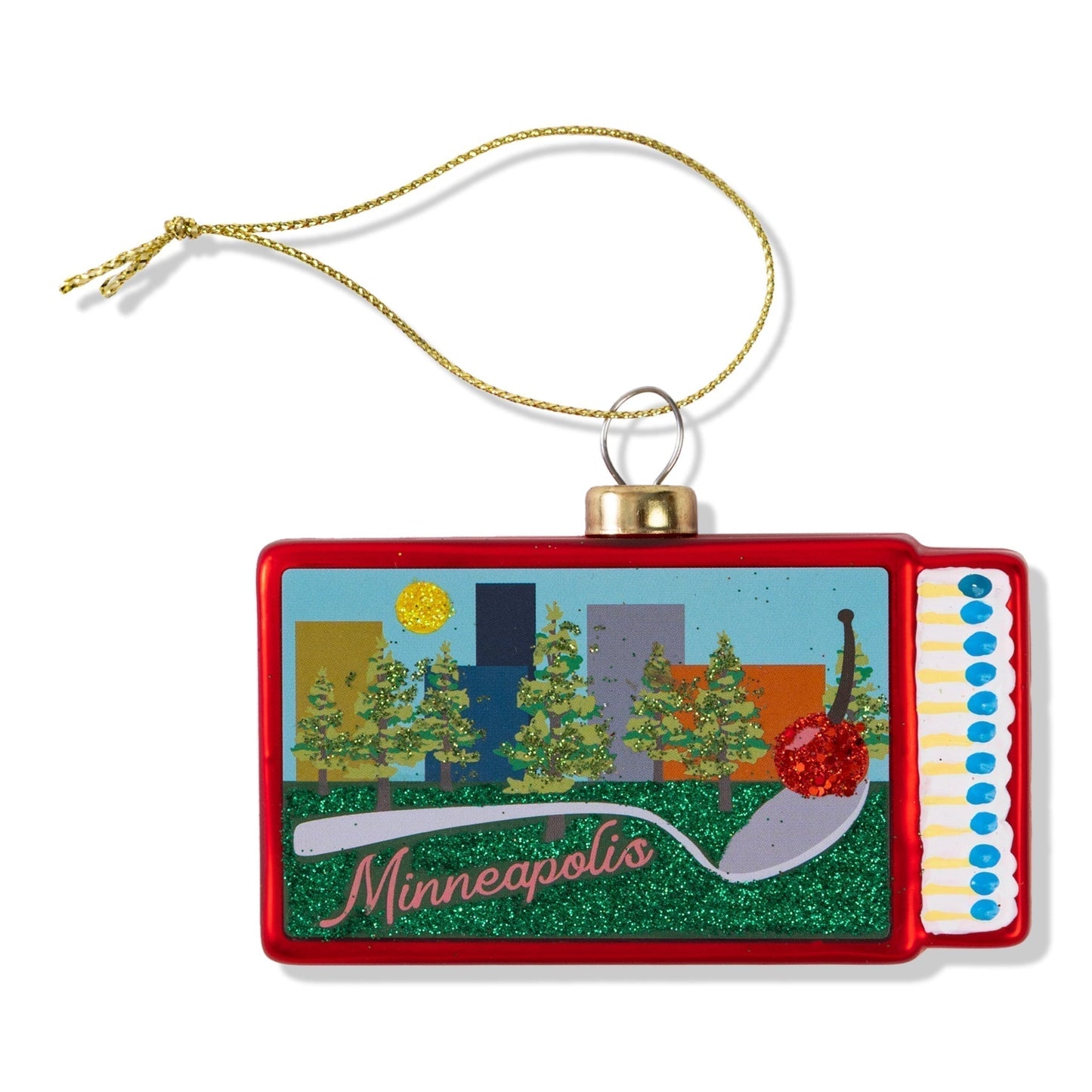 Matchbook Ornament - Minneapolis - Furbish Studio