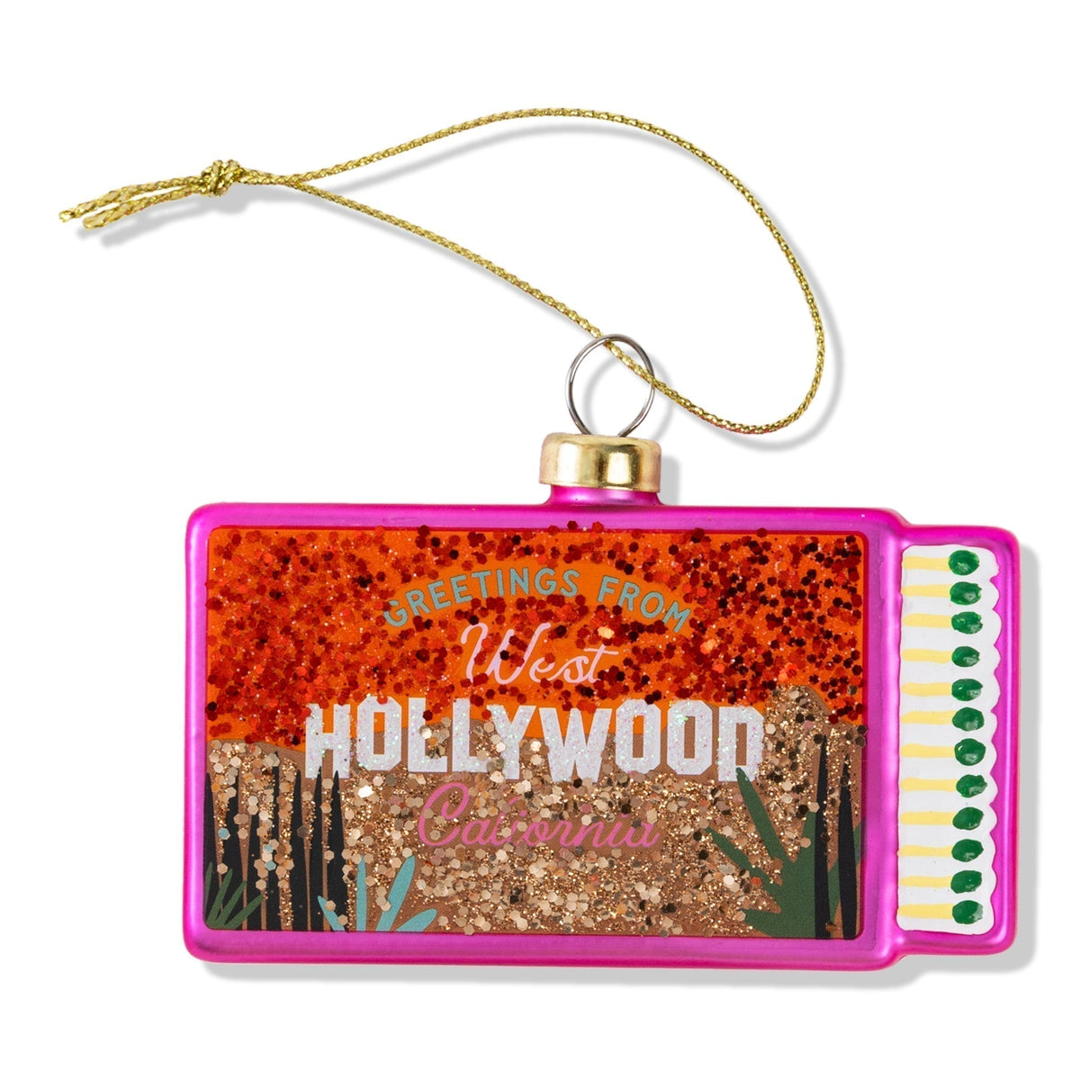 Matchbook Ornament - West Hollywood - Furbish Studio