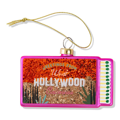 Matchbook Ornament - West Hollywood - Furbish Studio