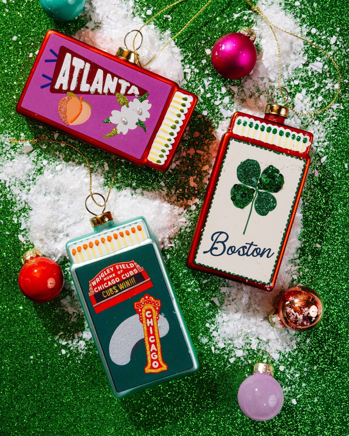 Matchbook Ornament - Boston - Furbish Studio