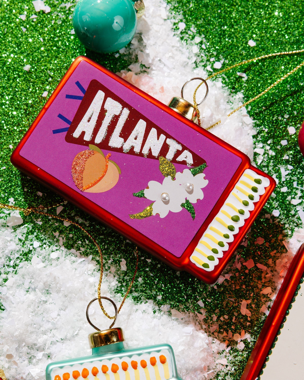 Matchbook Ornament - Atlanta - Furbish Studio