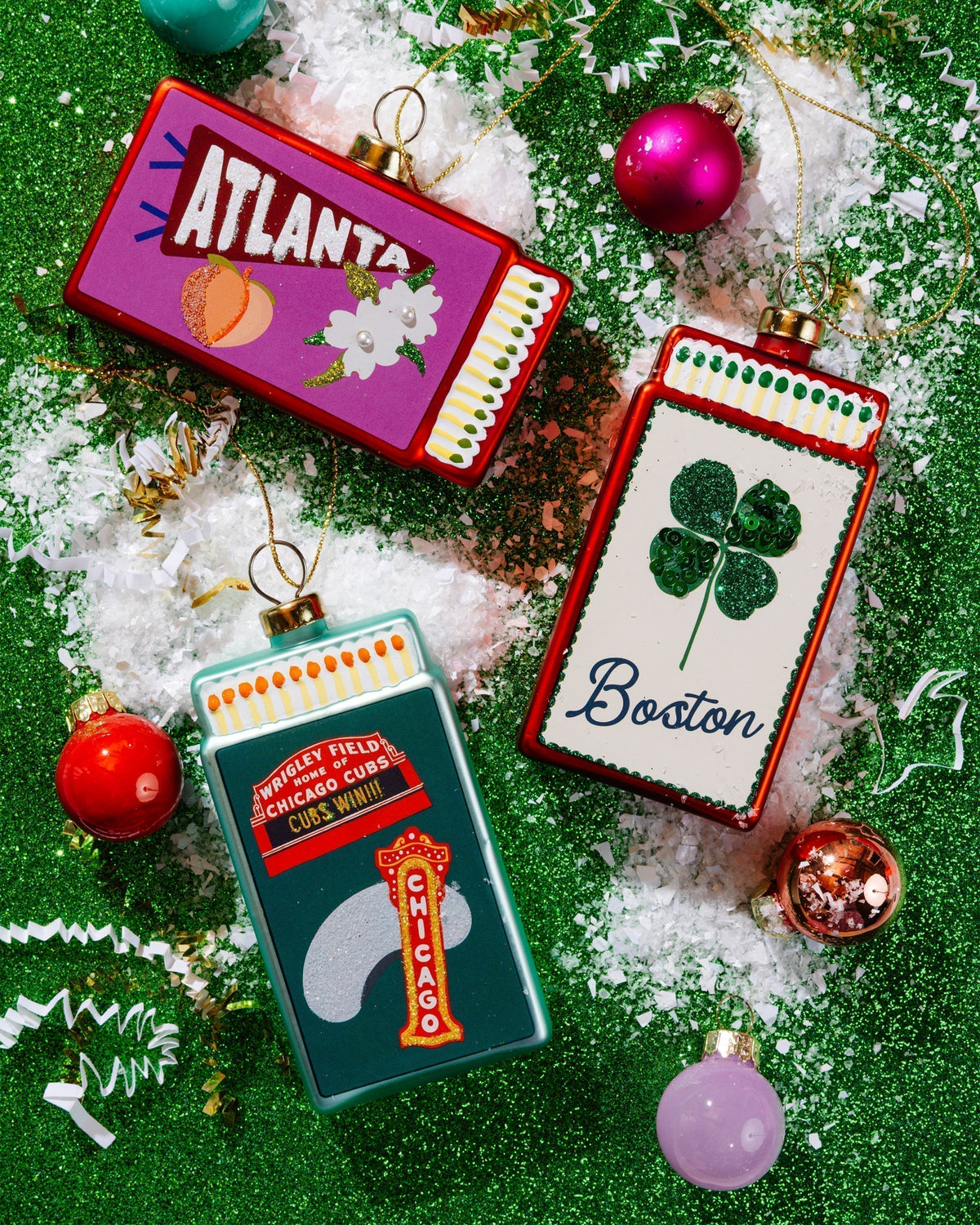Matchbook Ornament - Chicago - Furbish Studio