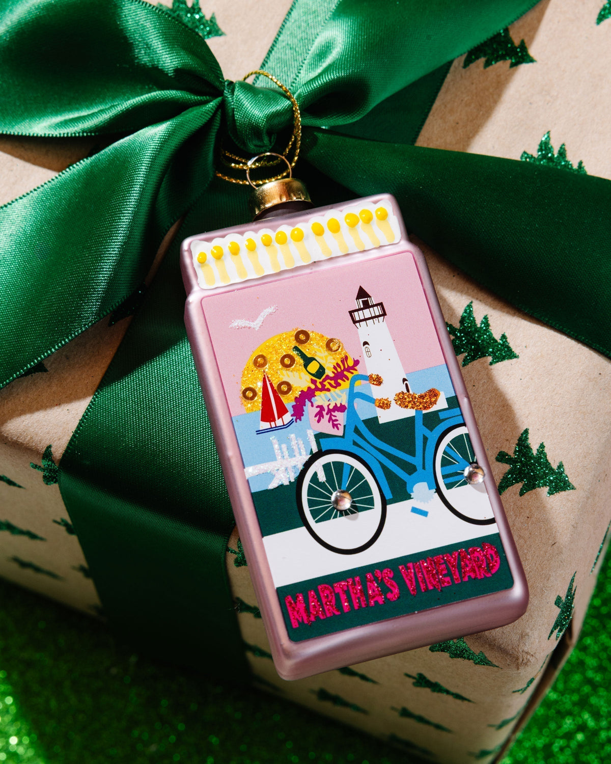 Matchbook Ornament - Martha's Vineyard - Furbish Studio