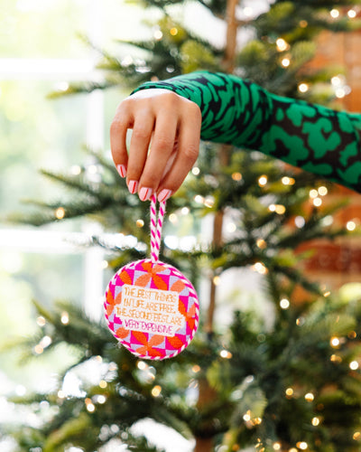 Needlepoint Ornament - Expensive - Furbish Studio