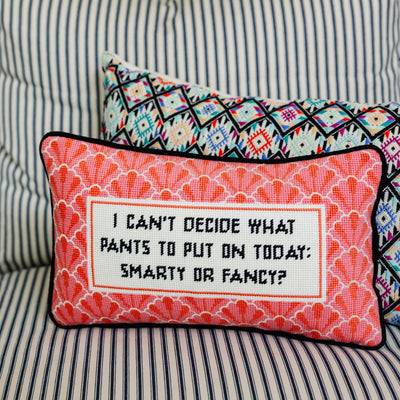 Pants Needlepoint PIllow - Furbish Studio
