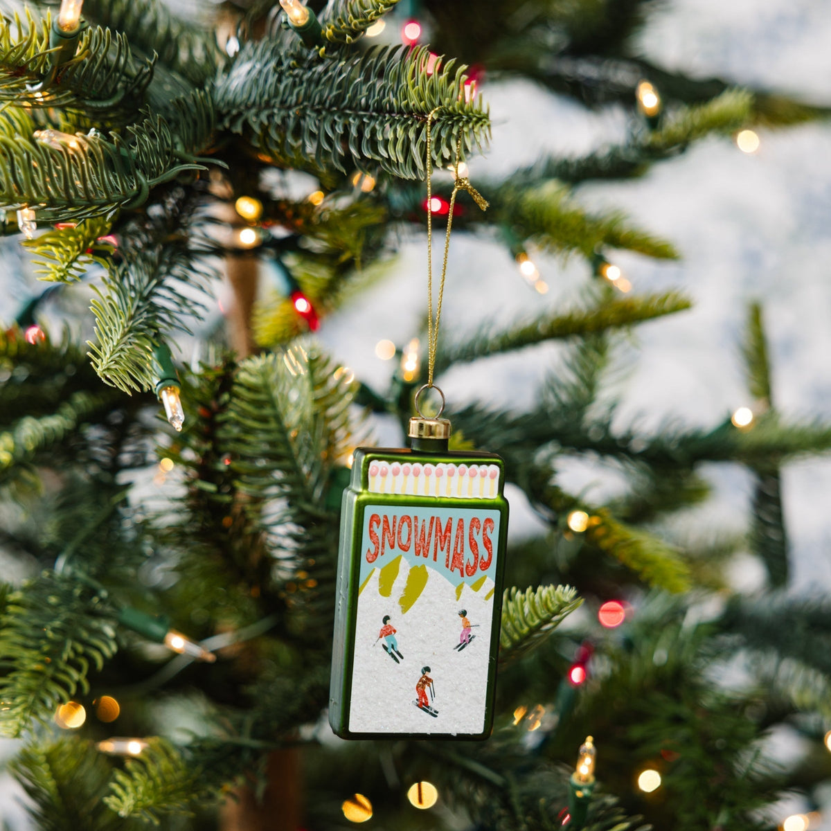 Matchbook Ornament - Snowmass - Furbish Studio