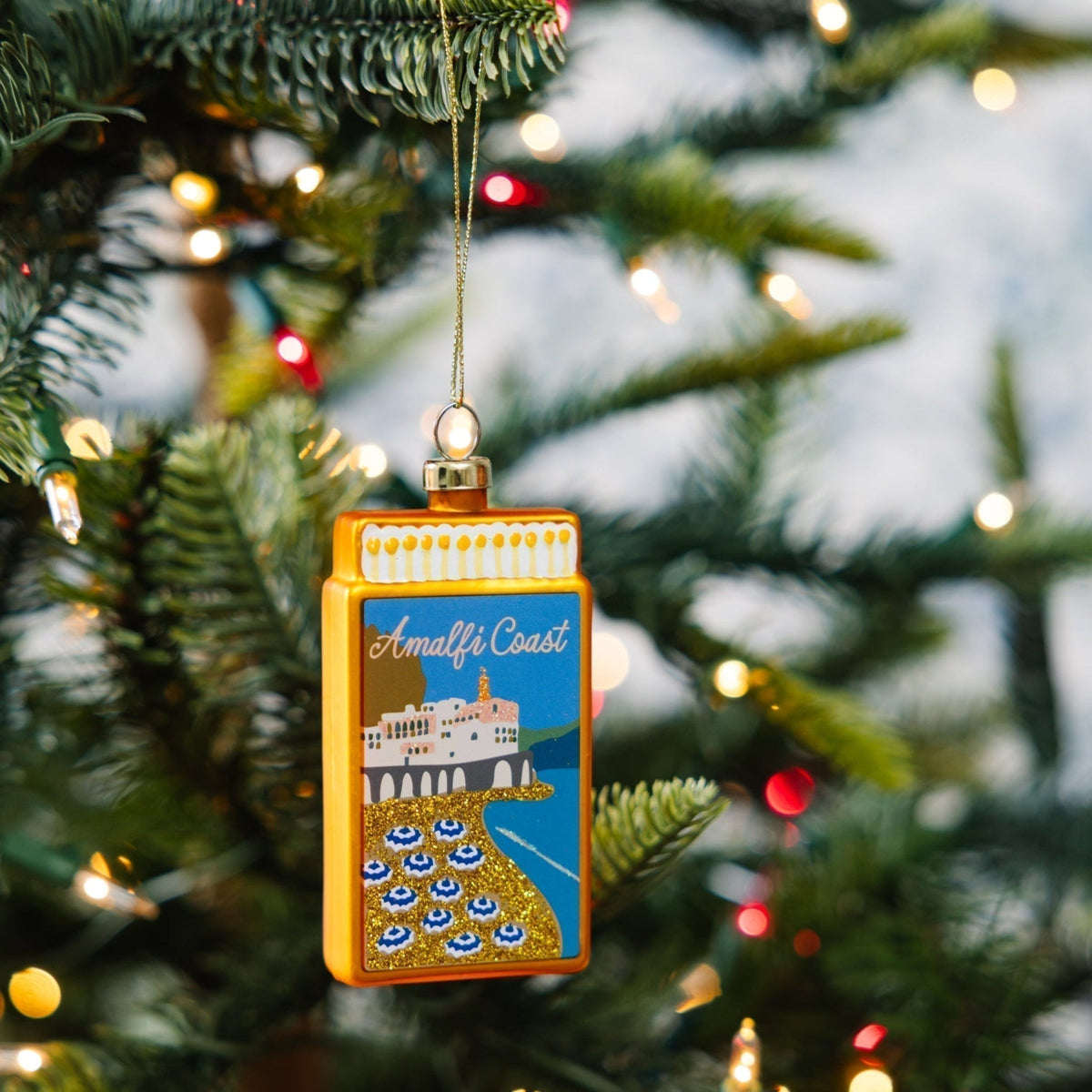 Matchbook Ornament - Amalfi Coast - Furbish Studio