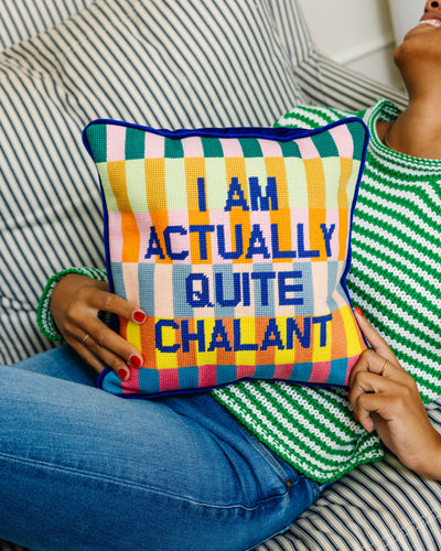 Chalant Needlepoint Pillow - Furbish Studio
