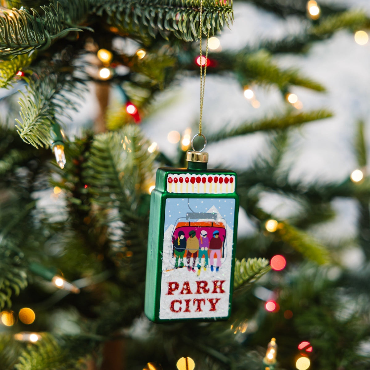 Matchbook Ornament - Park City - Furbish Studio