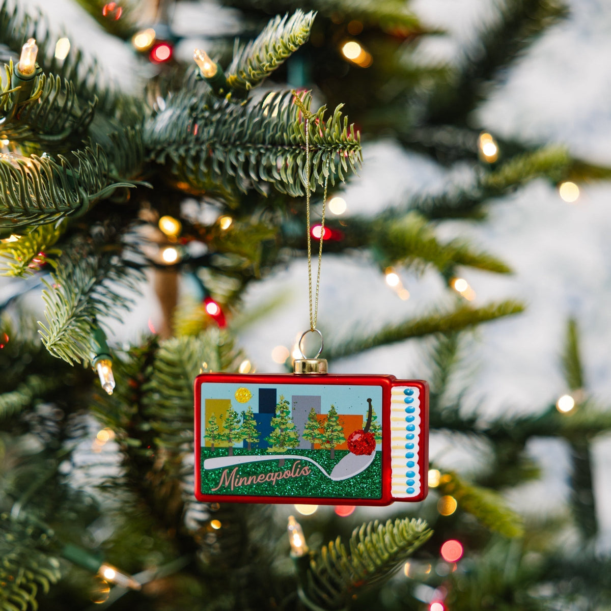 Matchbook Ornament - Minneapolis - Furbish Studio