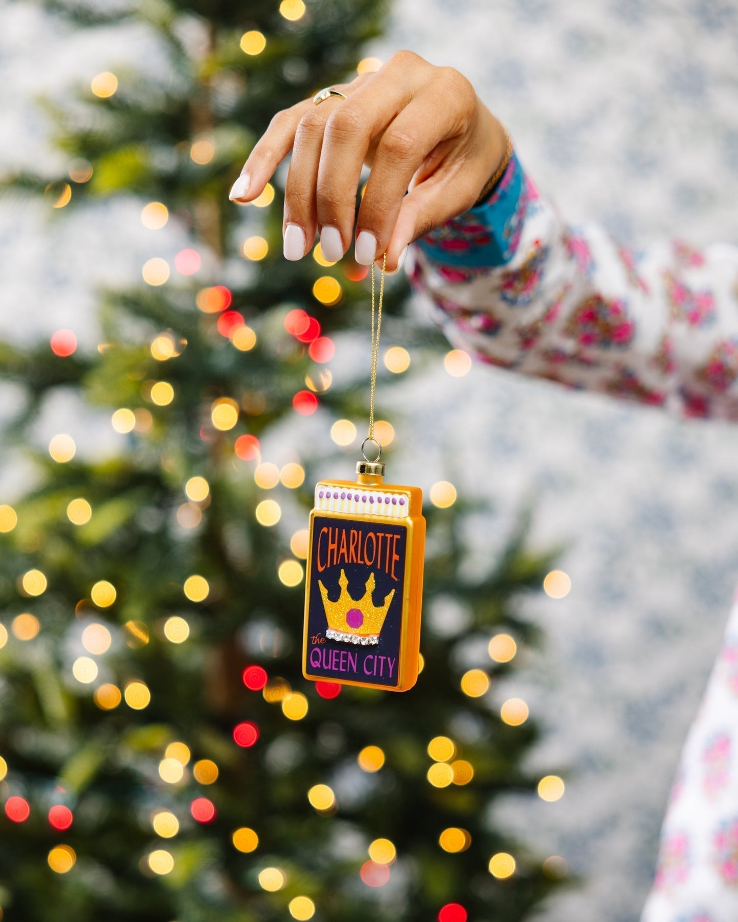 Matchbook Ornament - Charlotte - Furbish Studio