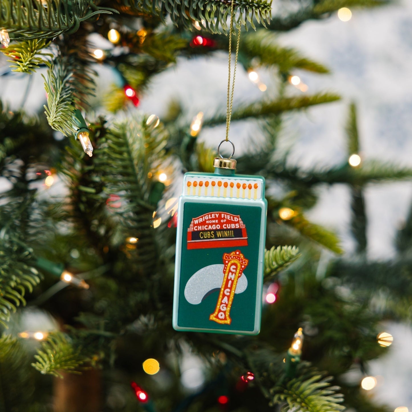 Matchbook Ornament - Chicago - Furbish Studio