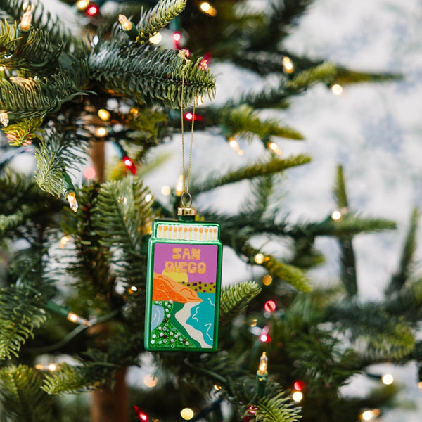 Matchbook Ornament - San Diego - Furbish Studio
