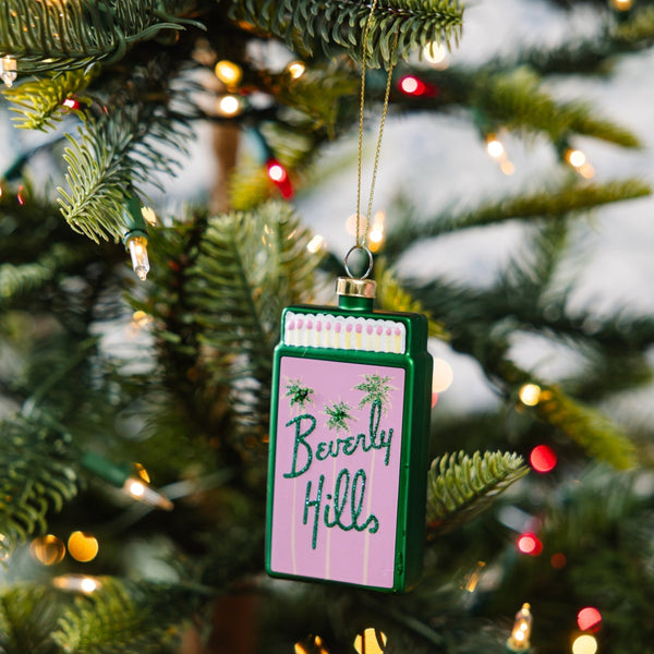 Matchbook Ornament - Beverly Hills - Furbish Studio