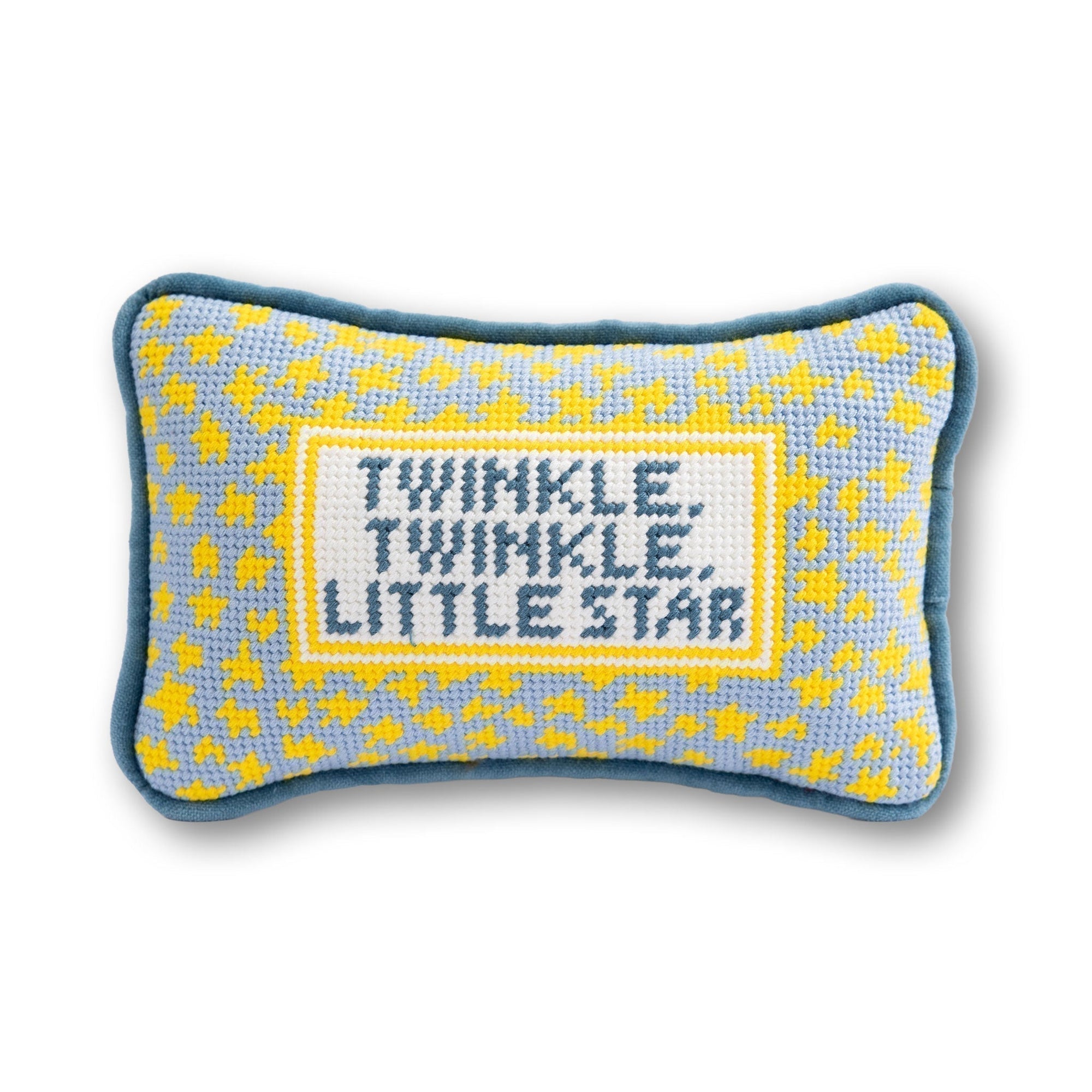 Twinkle Twinkle Mini Needlepoint Pillow - Furbish Studio