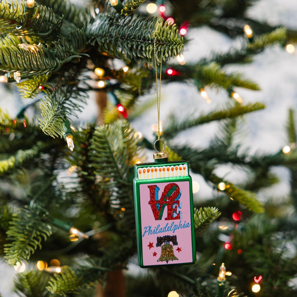Matchbook Ornament - Philadelphia - Furbish Studio