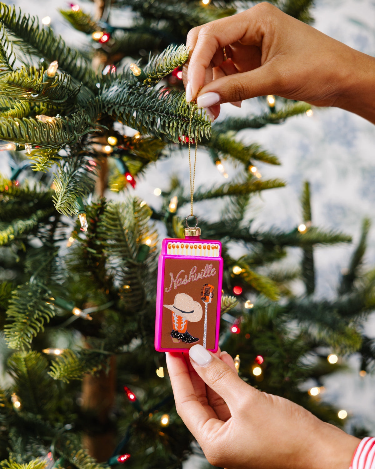 Matchbook Ornament - Nashville - Furbish Studio